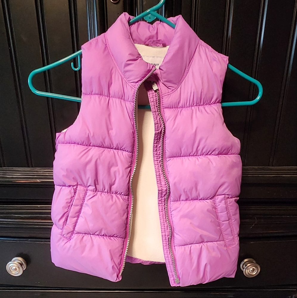 Old Navy Kids Lavender Puffer Vest